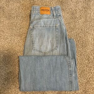 Hollister women baggy high rise 100% cotton